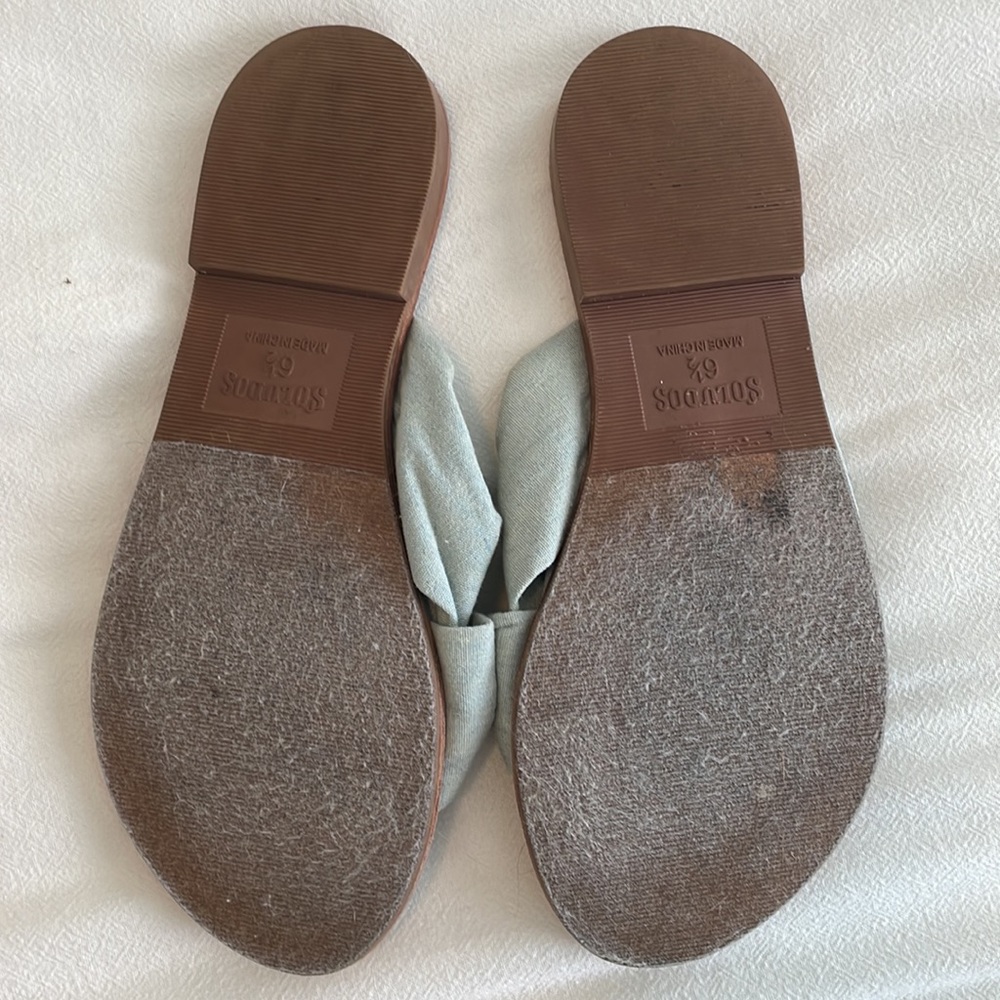 Soludos Blue Slide Sandals - Picture 4 of 4